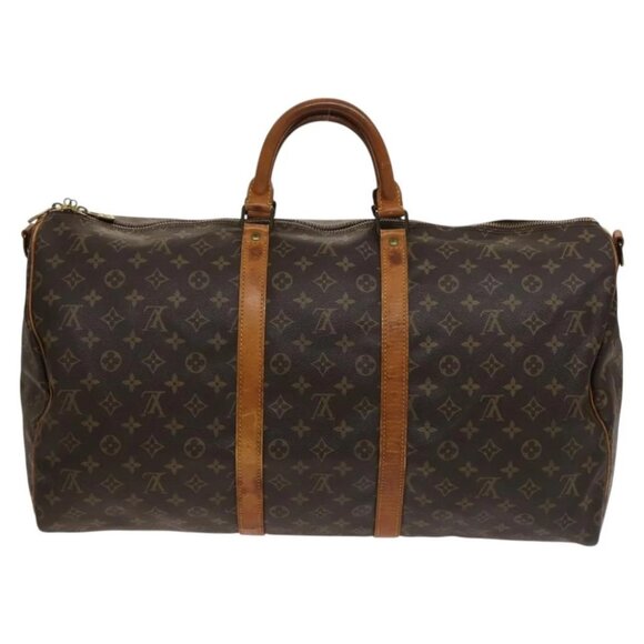 LOUIS VUITTON Monogram Keepall Bandouliere 55 Boston Bag - Picture 2 of 15